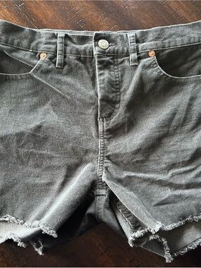Gap corduroy cut off shorts